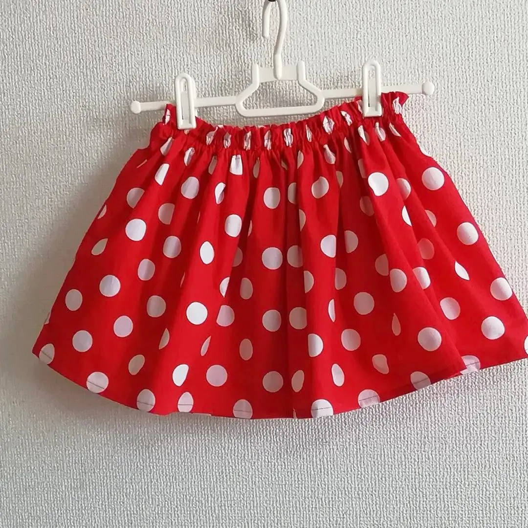 Thumbnail of 110 size polka dot skirt (volume type)