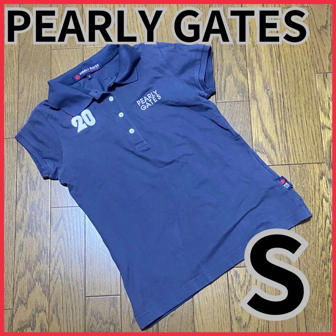 Thumbnail of Excellent condition, PEARLY GATES women's golf wear polo shirt, size S, short sleeve