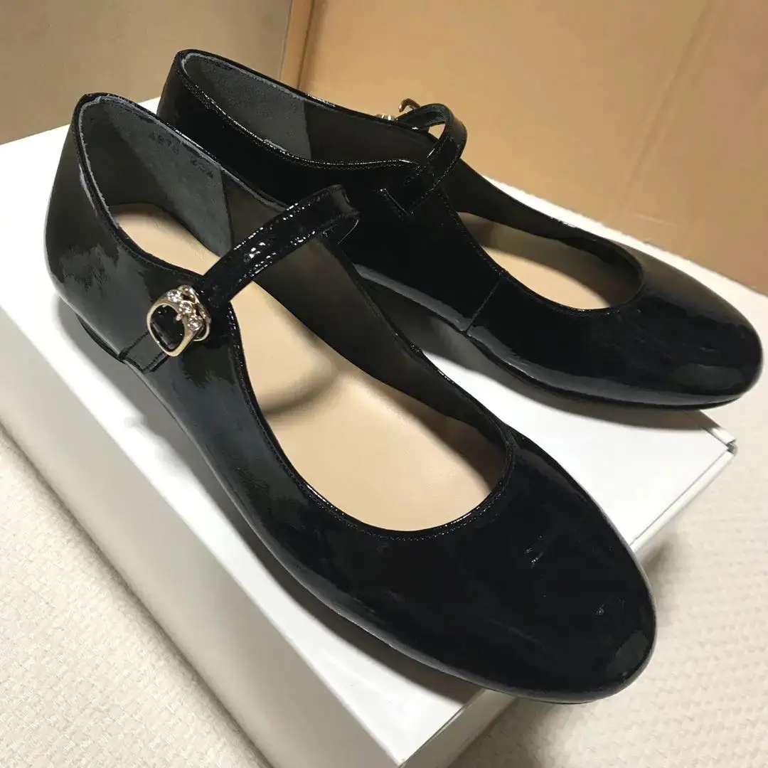 ツモリチサトウォーク　黒　パンプス　フラットシューズ　23.5センチ 新品未使用 2025年最新】ツモリチサトウォーク フラットシューズ・バレエ