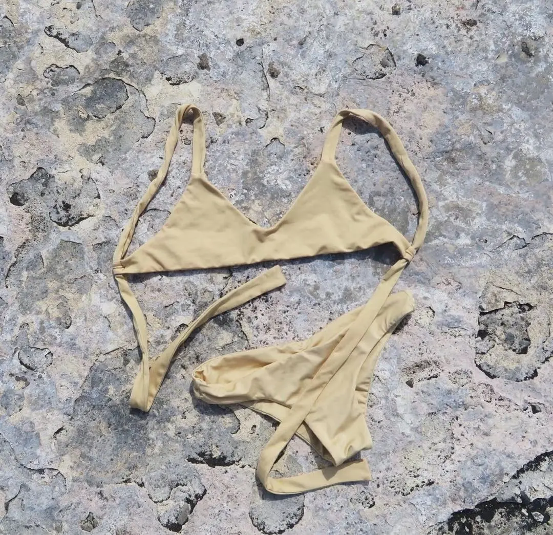 【eit swim】新品・未使用/グリーン/セパレートビキニ Raw Hide スポーツ ブリーフ セパレート 水着 FS03L