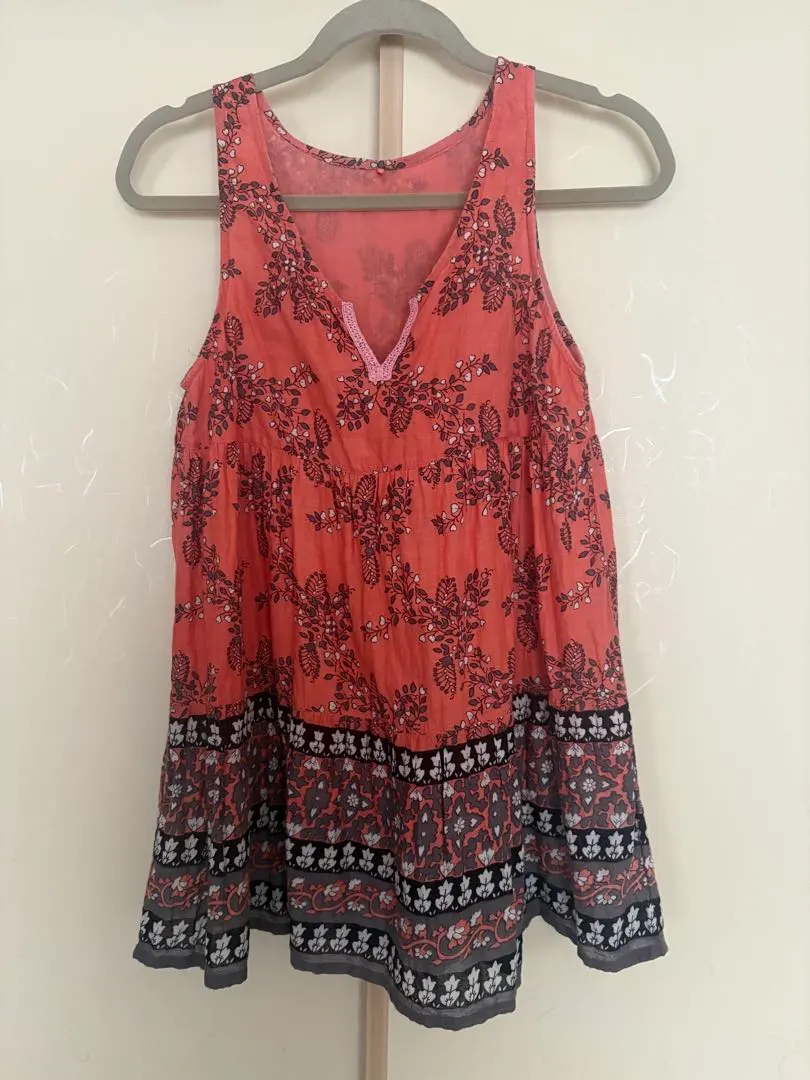 Thumbnail of Ethnic tunic, size M, red系 (red-toned)
