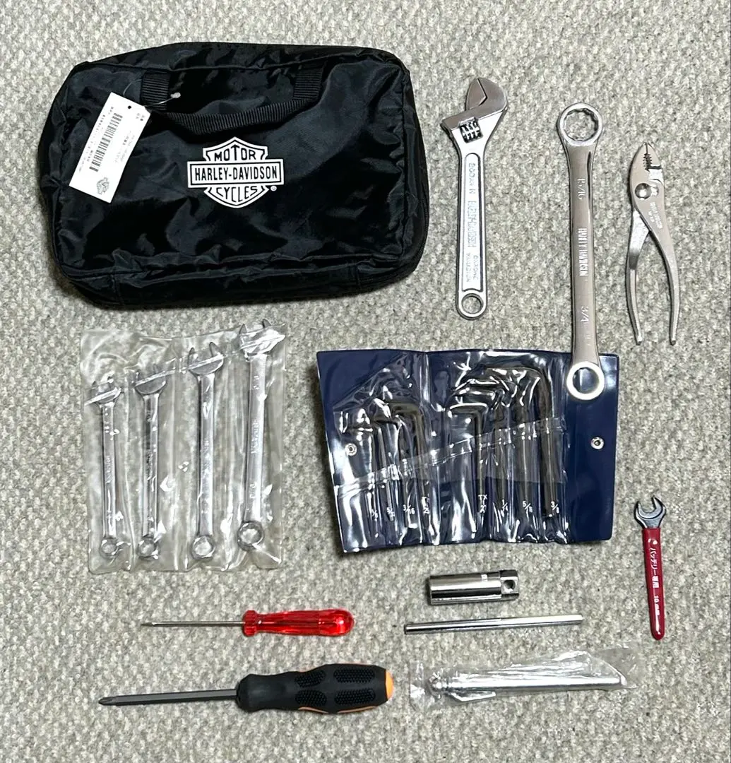 Harley-Davidson 純正車載工具 送料無料 ハーレーダビッドソン 車載工具 インチ工具 ハーレー純正
