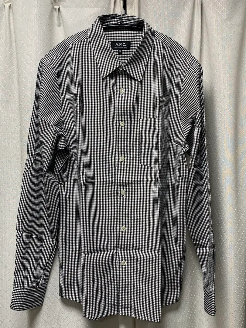 早い者勝ち A.P.C.アーペーセー 半袖シャツ ギンガムチェック ブルー S 楽天市場】ギンガムチェック柄 切替えプルオーバー シャツ