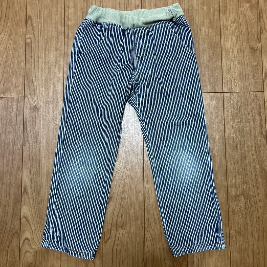 Thumbnail of Striped Long Pants with Elastic Waist