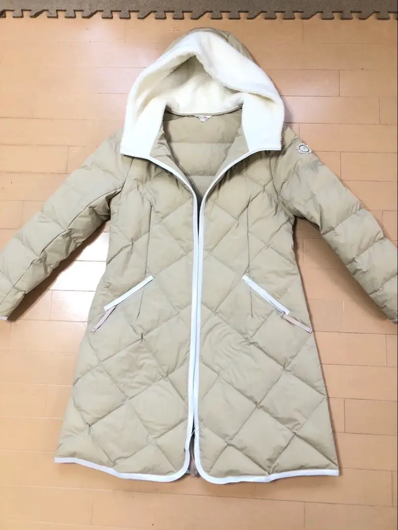 美品　アビステ　ジャケット　デニム　フード付き　44 美品アビステジャケットデニムフード付き44