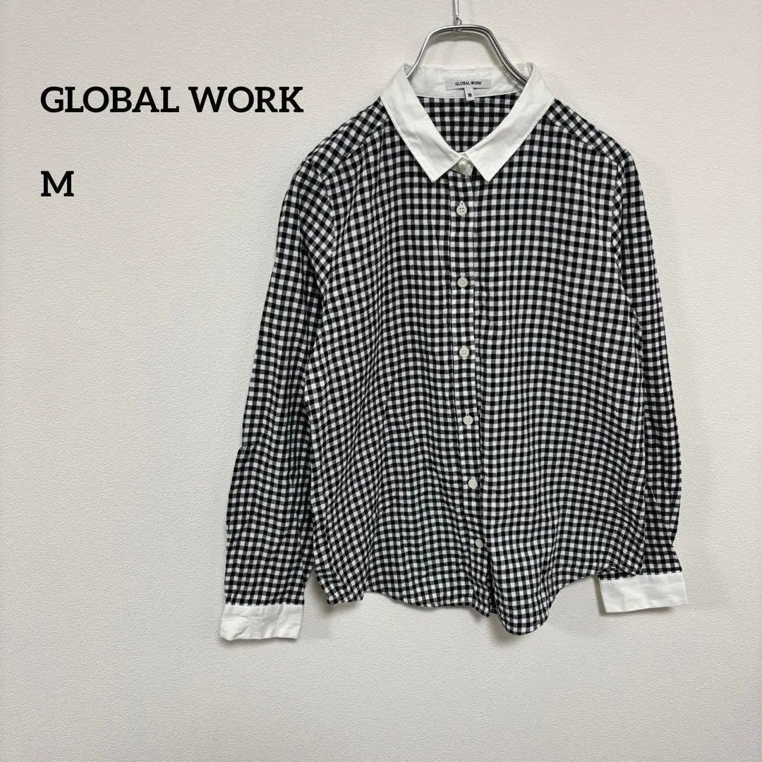 Thumbnail of GLOBAL WORK Check Shirt, Size M, c353⑥