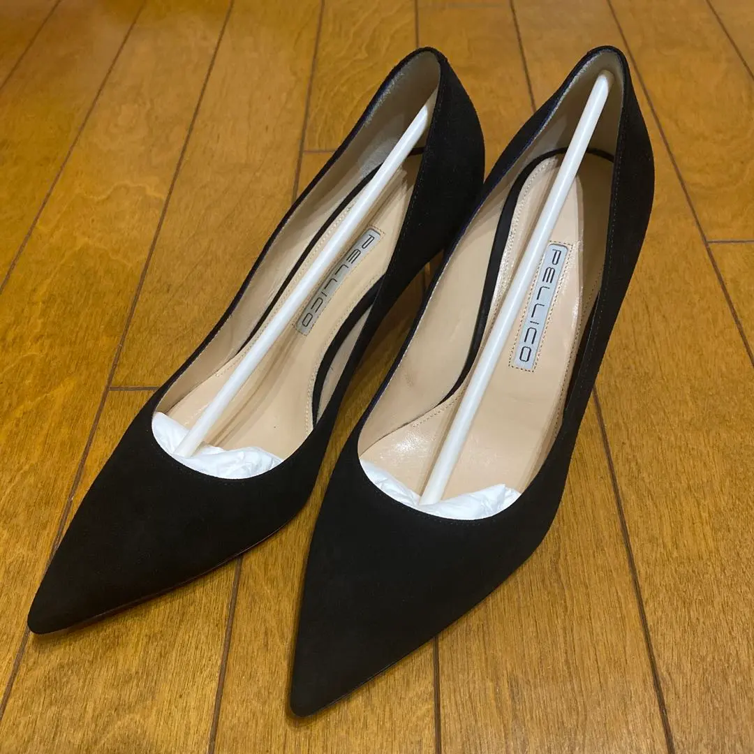 Thumbnail of PELLICO CORA 65SC Suede Pumps, Black, Excellent Condition