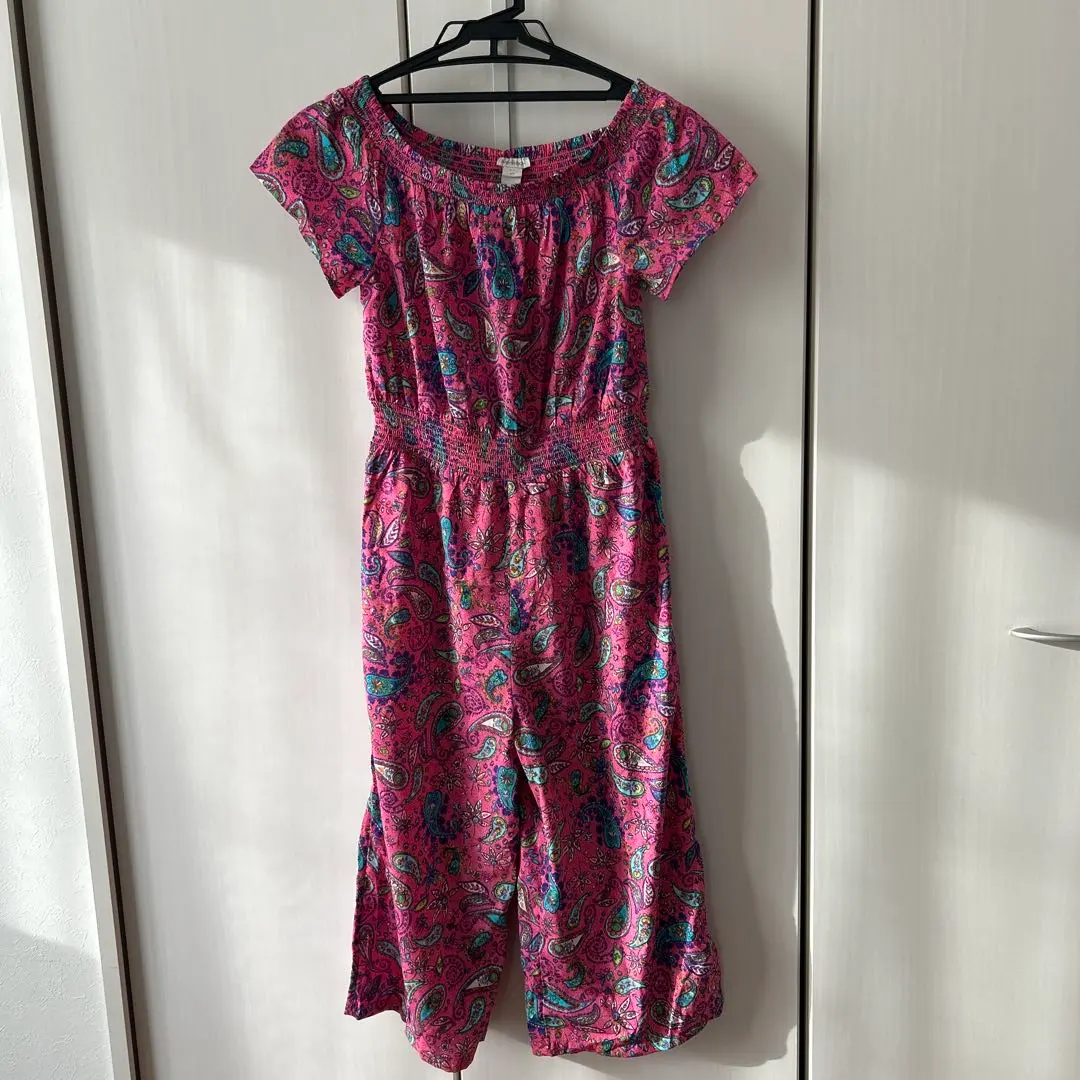 Thumbnail of Pink paisley print jumpsuit
