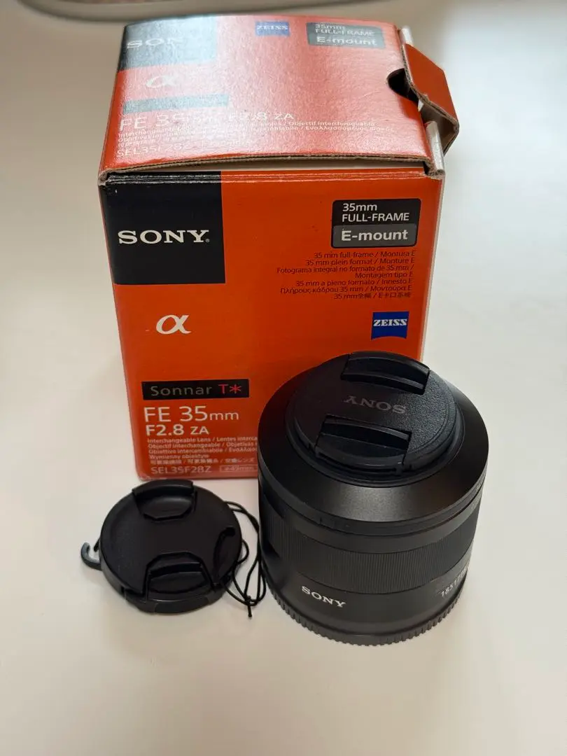 SONY FE 35mm f2.8 Eマウント レンズ　(美品) 元箱 2025年最新】sony FE 35mm F2.8 ZA SEL35F28Zの人気アイテム