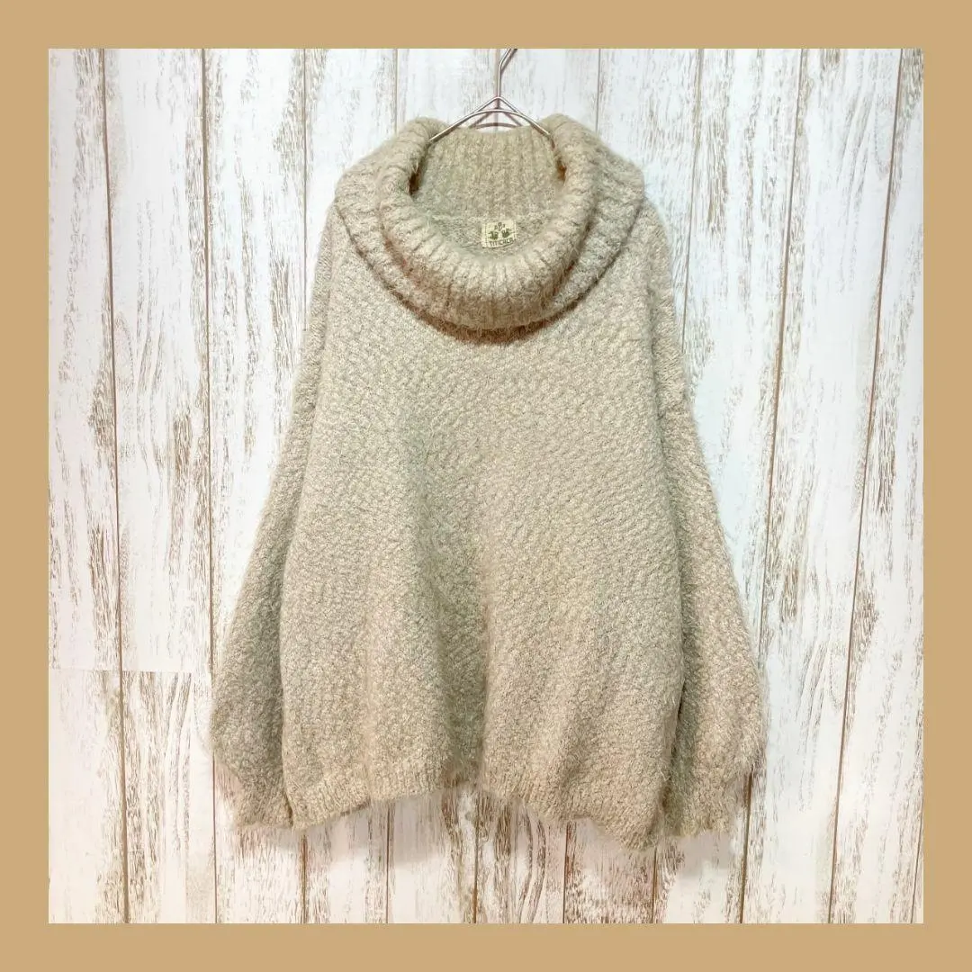 Thumbnail of TITICACA ◆ TITICACA (LL) Turtle Knit Sweater, Soft and Loose