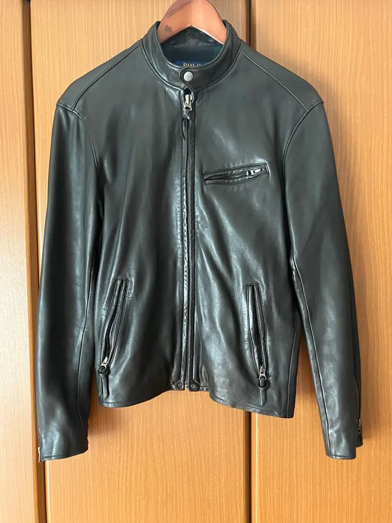 Thumbnail of Polo Ralph Lauren Single Rider's Jacket - Lamb Leather