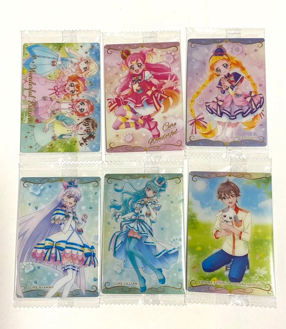 Thumbnail of Precure Wafers 11 Wonderful Friendy Nyamy Ririan Satoru Daifuku