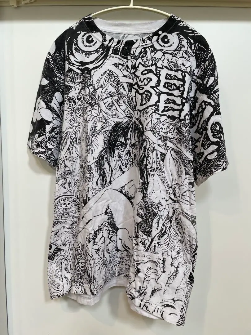 pushead Tシャツ パスヘッド septic death zorlac 白 pushead Tシャツ パスヘッド septic death zorlac 白