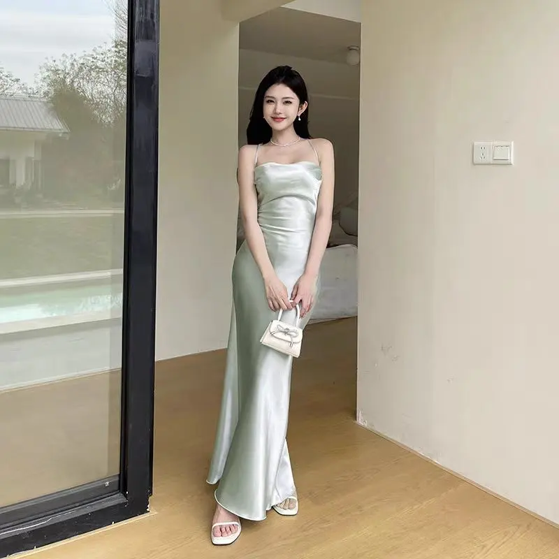 Thumbnail of Simple Long Tight Dress ✨ Creates a Special Feeling for Summer Weddings & Parties