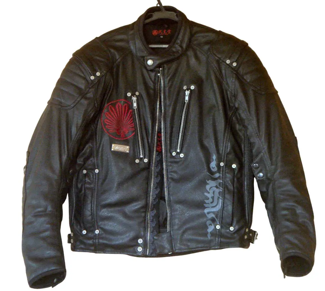弐黒堂バイクジャケット赤❴M❵オールシーズンズ Amazon | [弐黒堂] ハードライドバトルジャケット 鳳翔 BLACK M