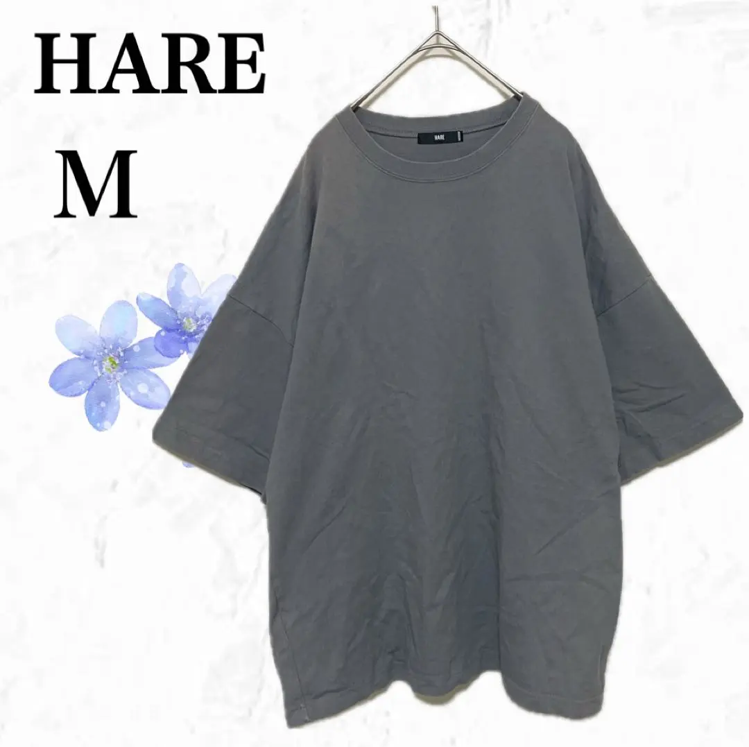 【HARE】HARE 寬鬆T恤 休閒 素色簡約 男友風 的縮圖