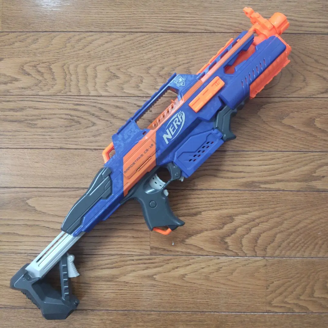 ナーフ ラピッドストライクCS-18　電動フルオート　オレンジトリガー 楽天市場】ナーフ N-ストライク エリート ラピッドストライク CS