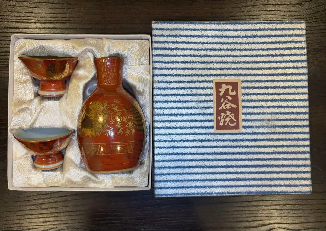 永楽和全 於九谷永楽造 徳利一対(２点) 永楽善五郎 大日本永楽造 赤絵 酒器 千家十職 十二代永楽善五郎 和全造 呉須赤絵 大鉢 菓子器 共箱
