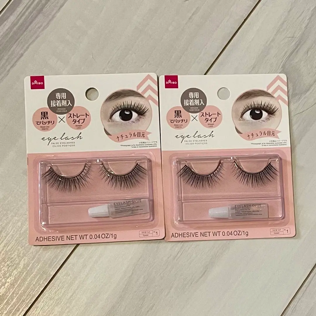 ダイソー　つけまつげ　B01　ナチュラル目元　6個セット　① ダイソー つけまつげ B01 ナチュラル目元 6個セット ①