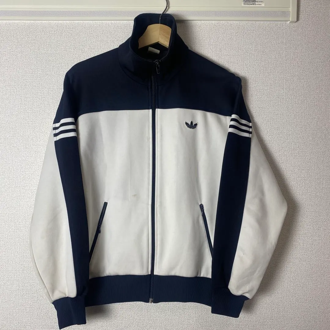 Thumbnail of 70s Adidas West Germany Tag Jersey White Black Descente Track Jacket