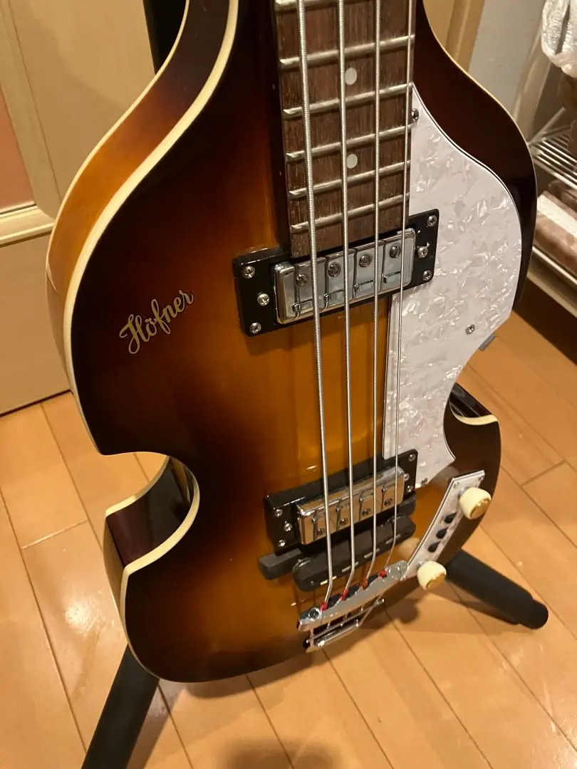 Hofner　バイオリンベース　レアカラー水色　　ブルー【中古】 Yahoo!オークション - Hofner ヘフナー バイオリン ベース 青