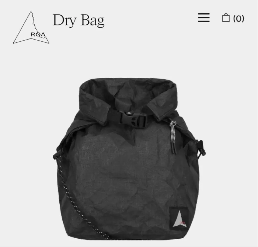 Roa Hiking Packable ショルダーバッグ Packable Knot Bag Black – ROA