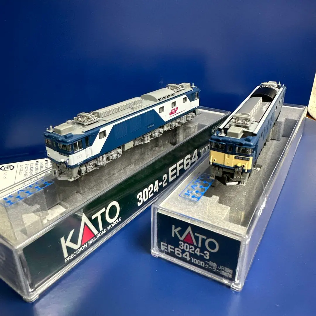 【輸送主任】KATO 3024-3 ×2 再生産】(N) 3024-3 EF64 1000 一般色 JR貨物クーラー搭載車