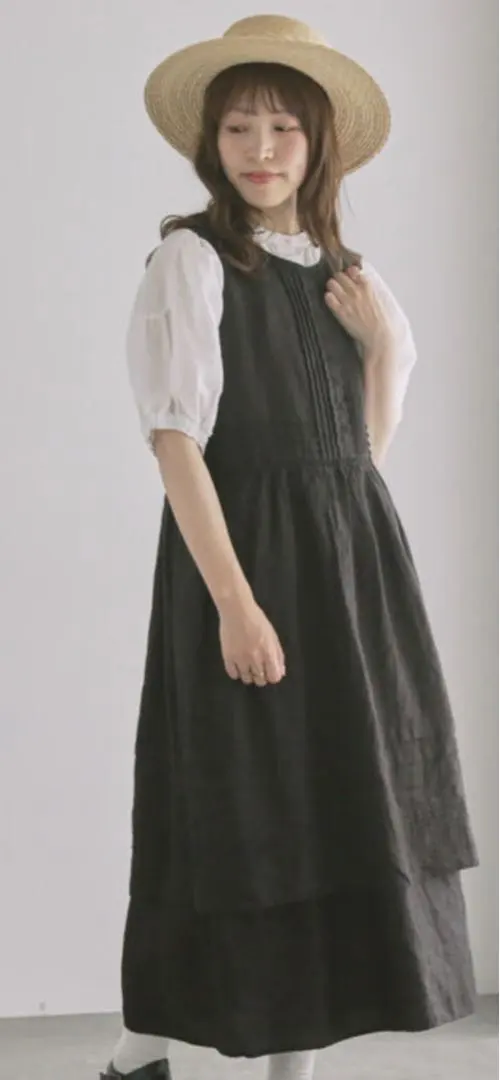Thumbnail of Tsuharu by Samansa Mos2 Linen Long Dress M New with tags(^^)