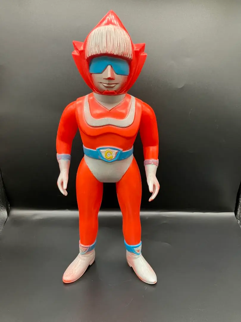 【値下げ可】行け！ゴッドマン　ミドルサイズ　ブルマァク ソフビ　マルサン 最終価格ブルマァク ゴッドマンソフビ ミドルサイズ 当時物
