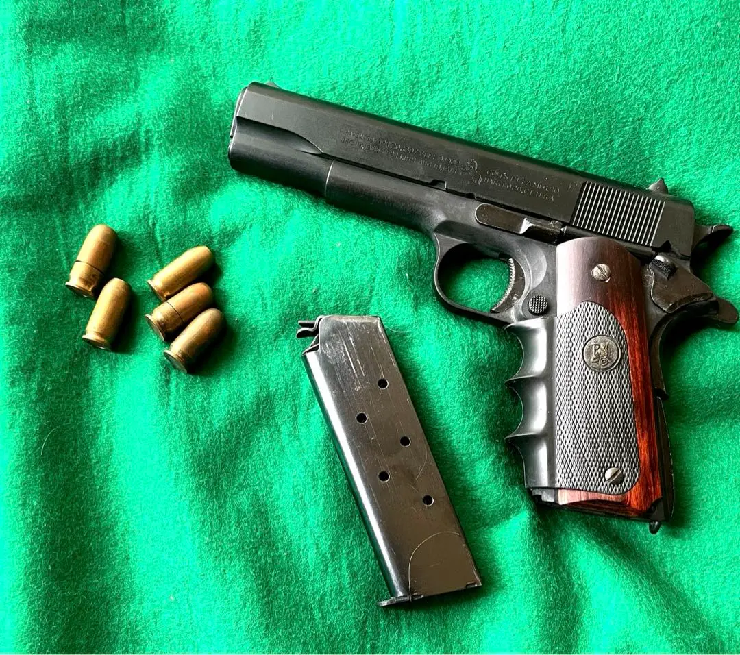 モデルガン　コルトガバメント　パックマイヤー木製ラバーグリップ付き Amazon | パックマイヤー コルトガバメント／M1911用 ウッド