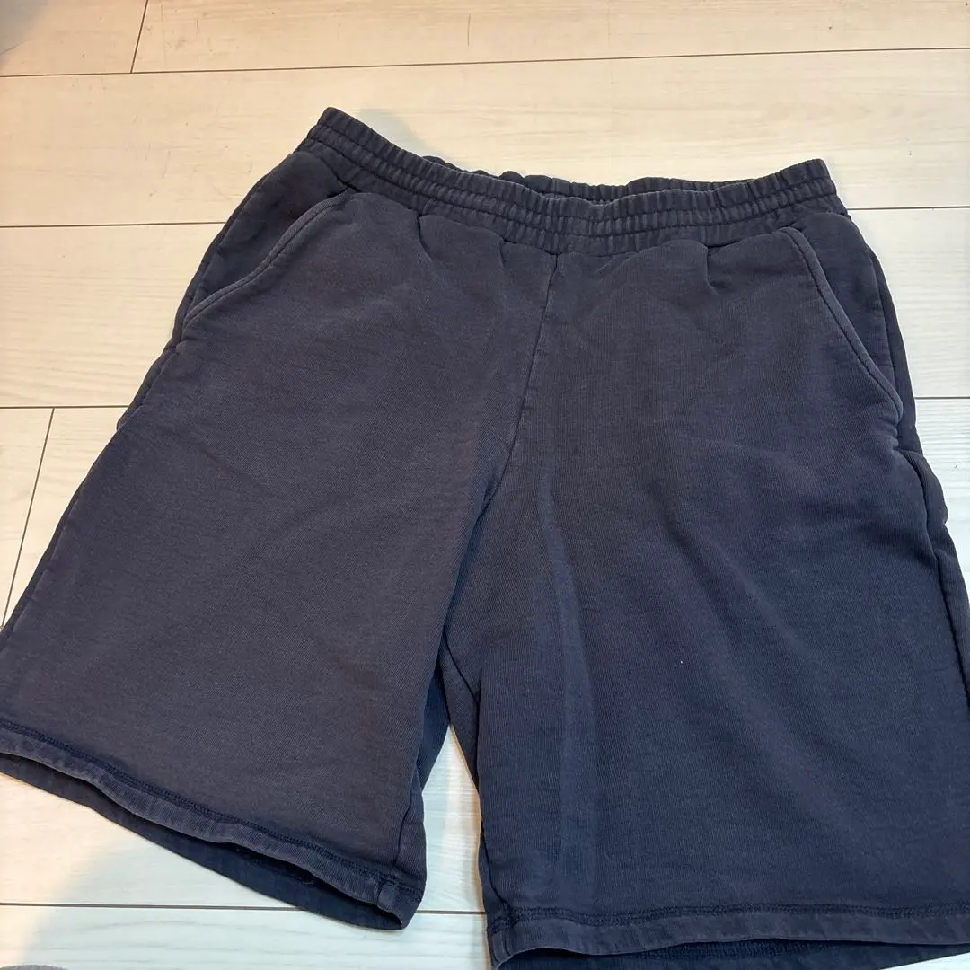 最終 PRADA ネイビー コットンテリー ショートパンツ shopbring_2024g270003