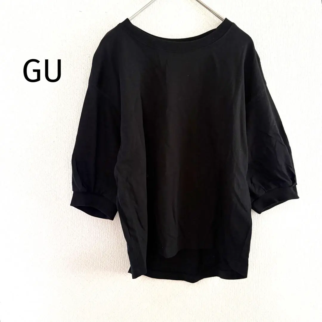 Thumbnail of GU Short Sleeve T-shirt, Black, Simple