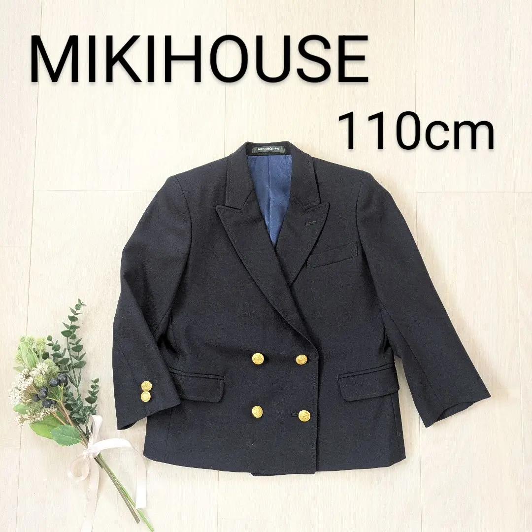 【美品‼️】ミキハウス ブレザーセットアップ 120cm 即日発送可能 2025年最新】MIKI HOUSE COLLECTION 季節感：秋 子供用スーツ