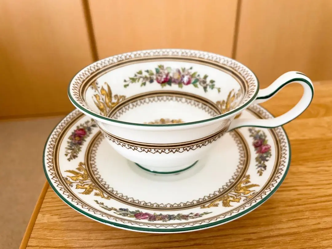 Thumbnail of Wedgwood Columbia Enamel Cup & Saucer