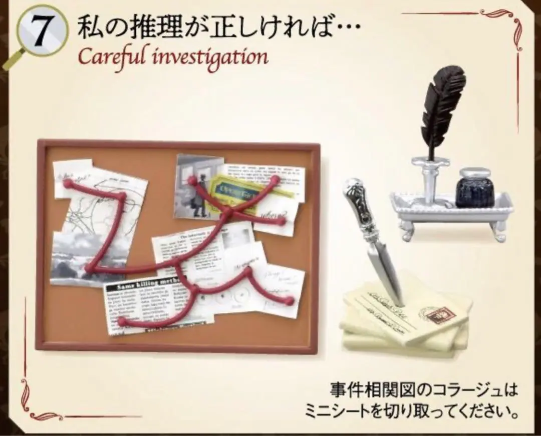 リーメント 名探偵の部屋 【開封済み未使用】 オトナ買いBOX ミニチュア 名探偵の部屋：商品案内 | 株式会社リーメント