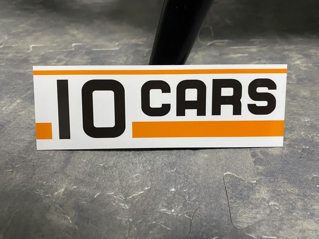 【４枚セット】中央線　ステッカー　原寸大　10cars みんなはもう見た？中央線快速電車で増殖中の「10CARS