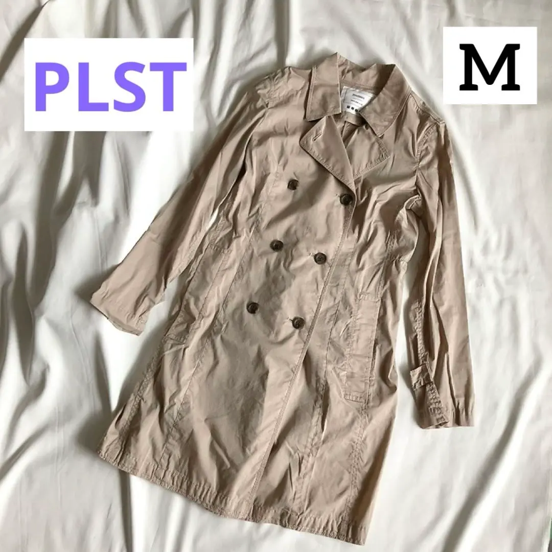 Thumbnail of Excellent condition Plst spring coat trench coat M beige long length autumn