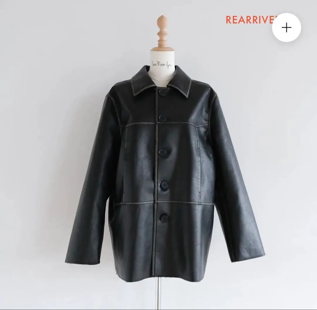 日曜まで値下searoomlynnVintageECOレザーSHORTライダース 日曜まで値下searoomlynnVintageECOレザーSHORTライダース