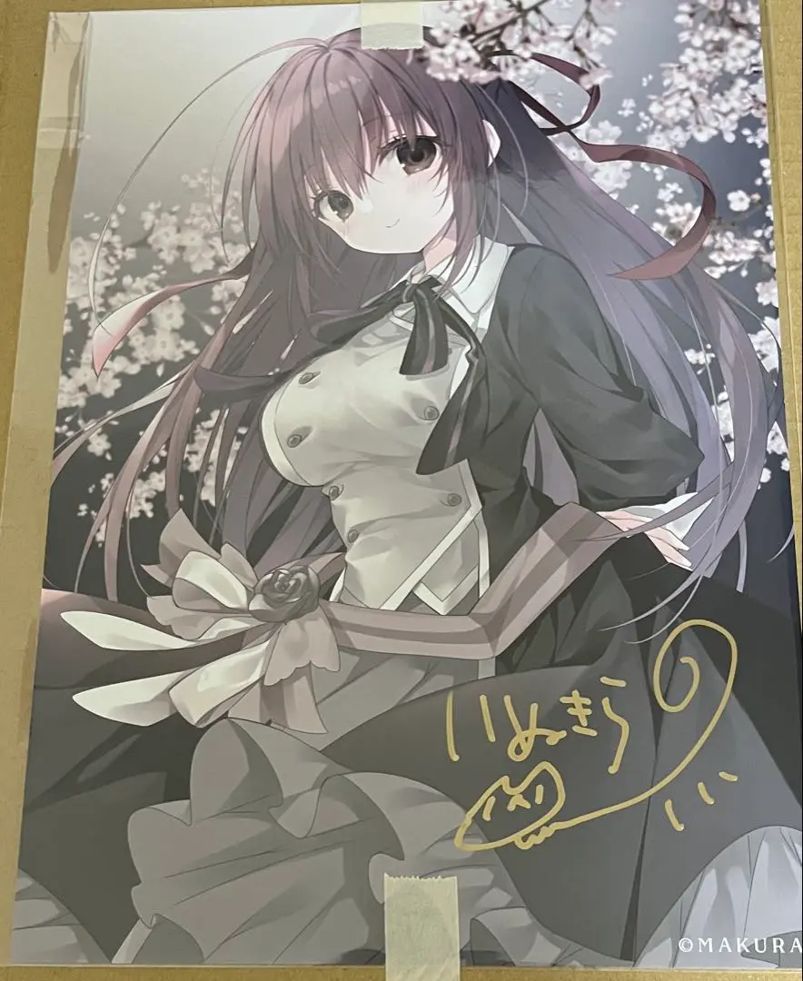 サクラノ詩 サクラノ刻 いぬきら(狗神煌)先生直筆サイン色紙 ホット セールの通販 狗神煌 サンクリ 直筆サイン色紙 稟抱き