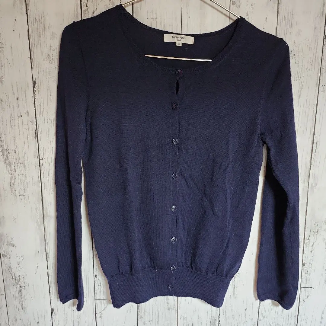 Thumbnail of Natural Beauty Basic Navy Cardigan M