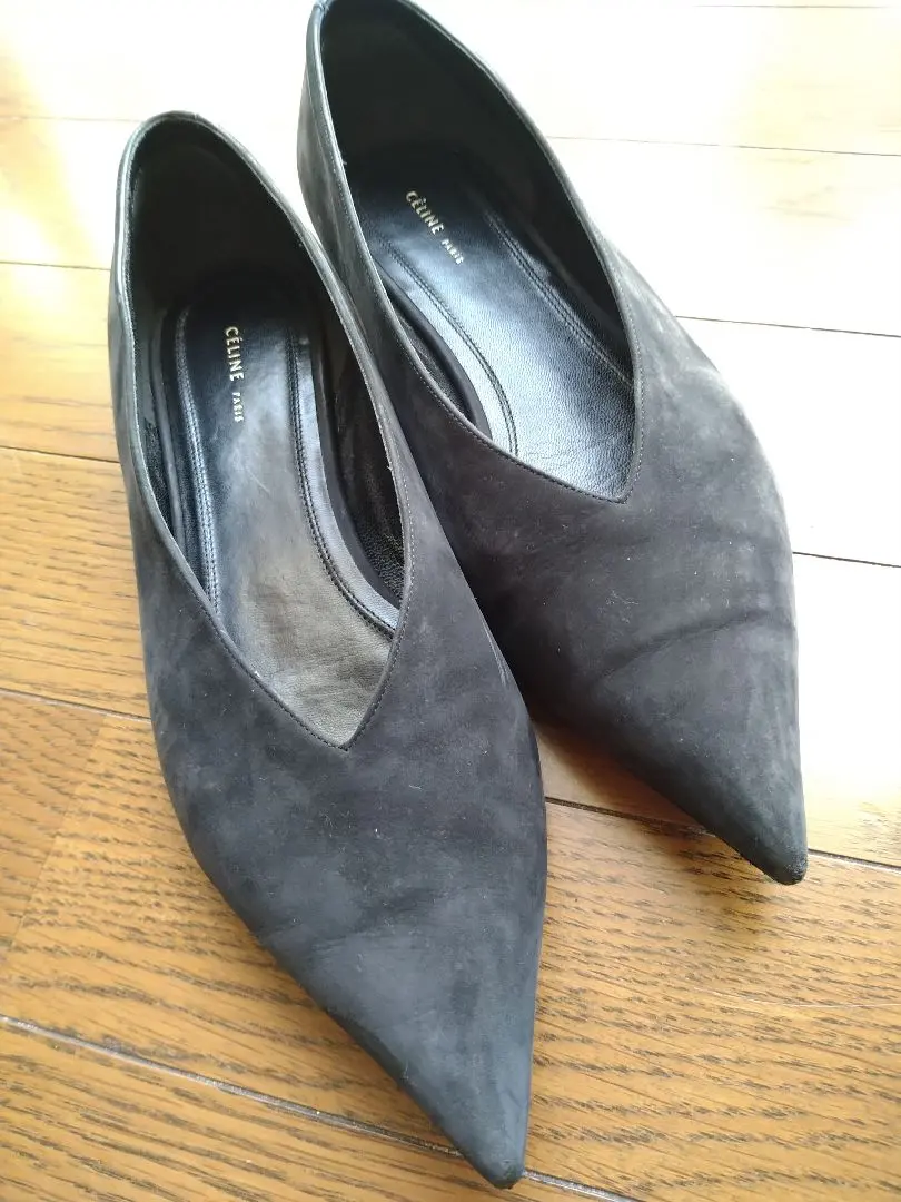 celine フィービー期 フラットシューズ 37 CELINE セリーヌ フィービー期 37 レア ボクシー サンダル