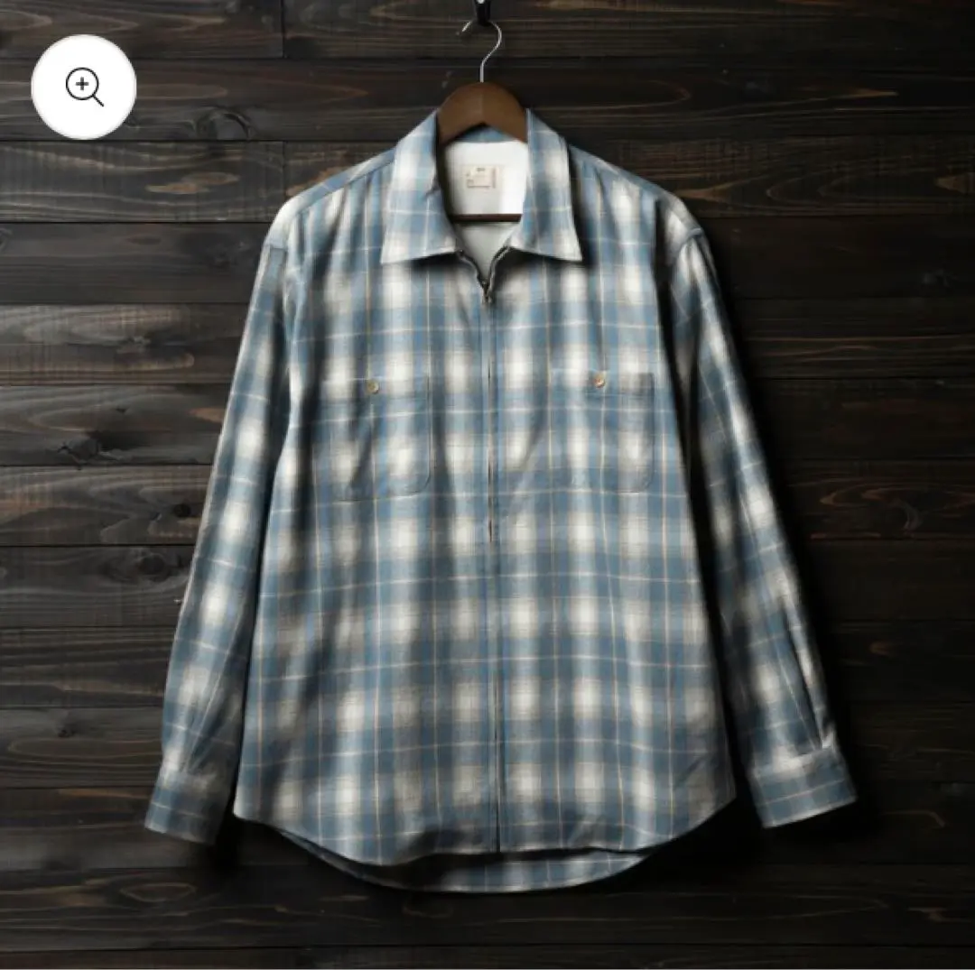 TSY ORIGINAL OMBRE CHECK SHIRTS  山田蓮 即完品アイボリーです！ ネルシャツ TSY オンブレシャツ 山田
