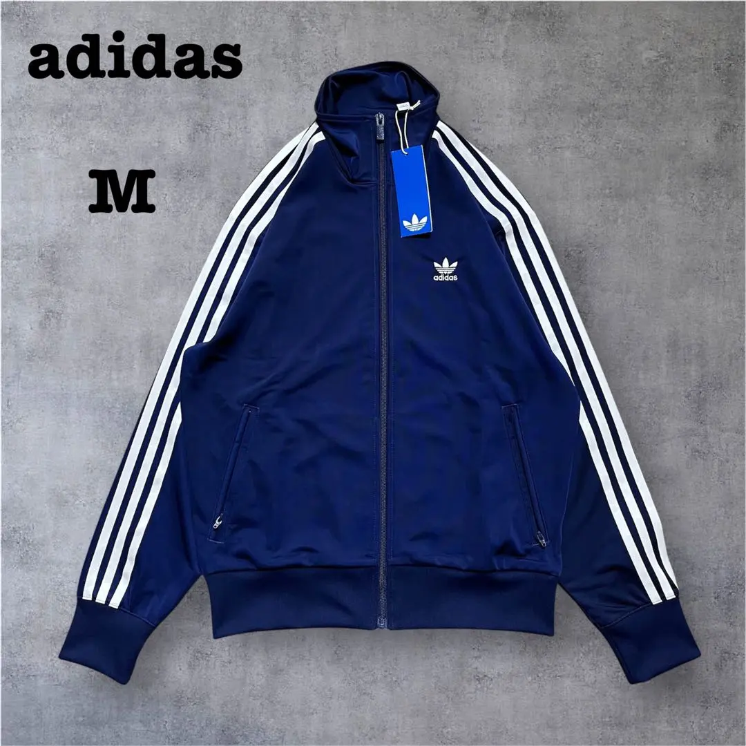 Thumbnail of New Adidas Originals Track Jacket M Navy Firebird