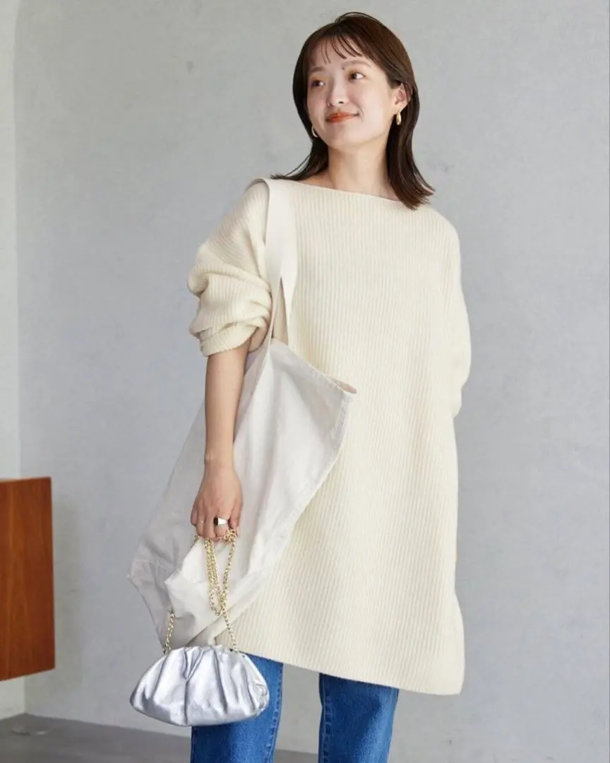 ワンピース ファインウールニットミニワンピース SLOBE IENA（スローブイエナ）の「《WEB限定/追加》ファイン