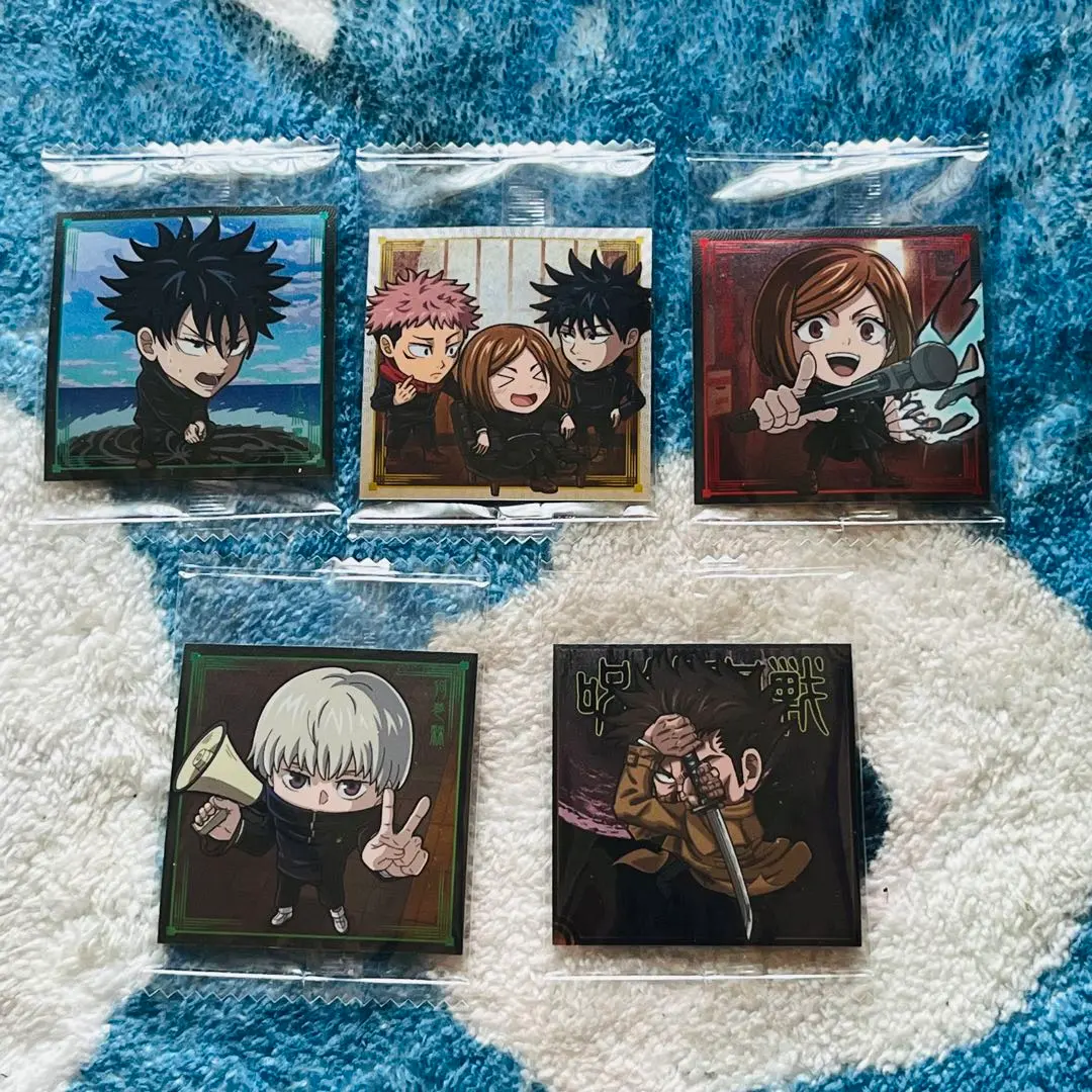 咒術迴戰 貼紙威化餅 vol.9 虎杖 伏黑 釘崎 狗卷棘 日下部 的縮圖