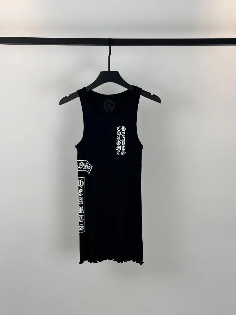 Thumbnail of Black Tank Top with Fringe Design