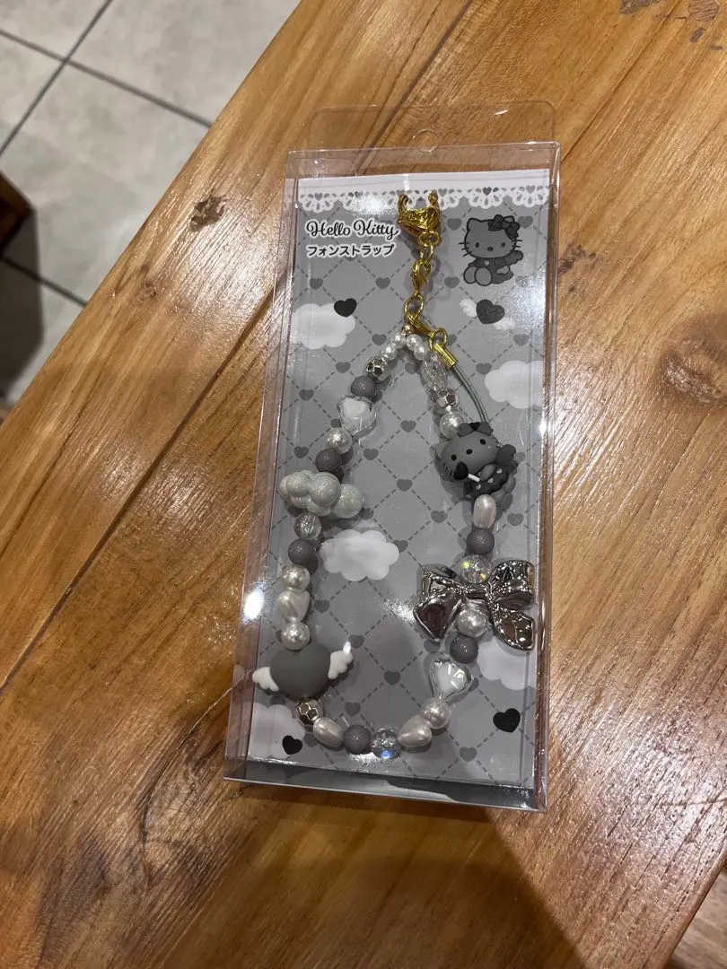 Thumbnail of Hello Kitty Black Angel Collection Phone Strap - Ships Today