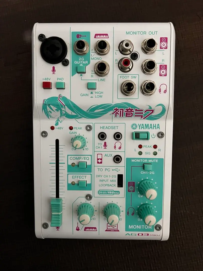 萩*海様 YAMAHA AG03 初音ミク　オーディオインターフェース　※ジャン 萩*海様 YAMAHA AG03 初音ミク オーディオインターフェース