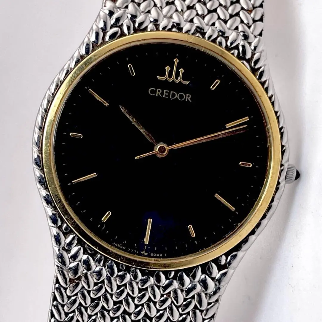 ベゼルK18 SEIKO Credor 7771-0005 腕時計 稼働品 ベゼルK18 SEIKO Credor 7771-0005 腕時計 稼働品 - メルカリ