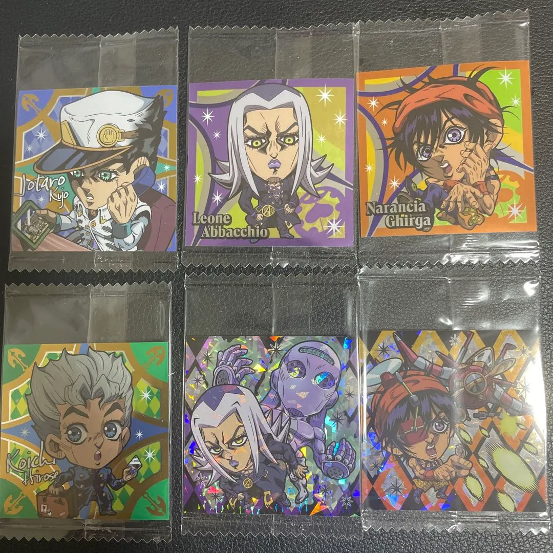 Thumbnail of JoJo's Bizarre Adventure Wafer Seals - Set of 6